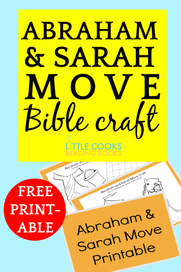 Abraham and Sarah Move Bible Craft for Kids