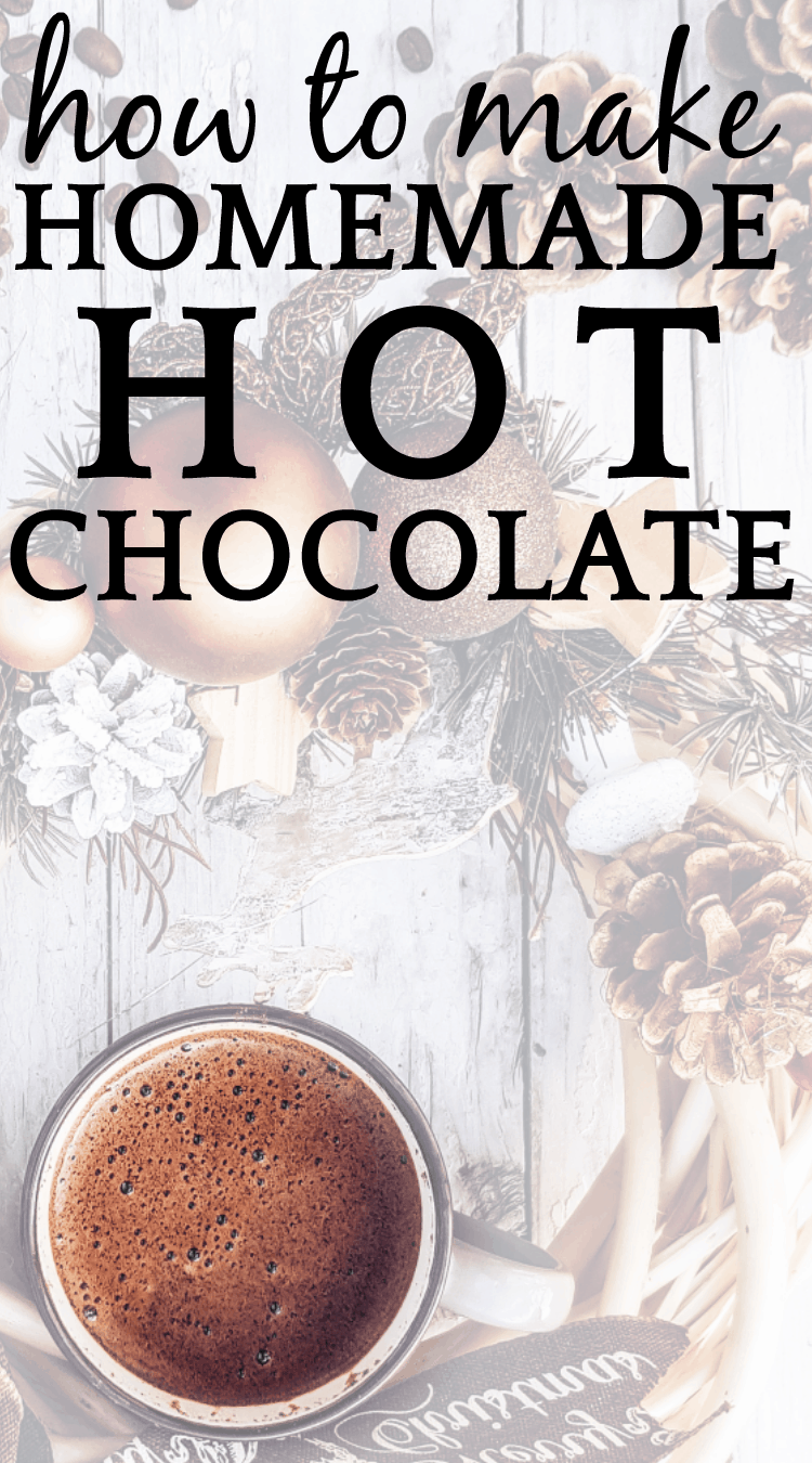 Homemade Hot Chocolate (hot chocolate without hot chocolate powder)