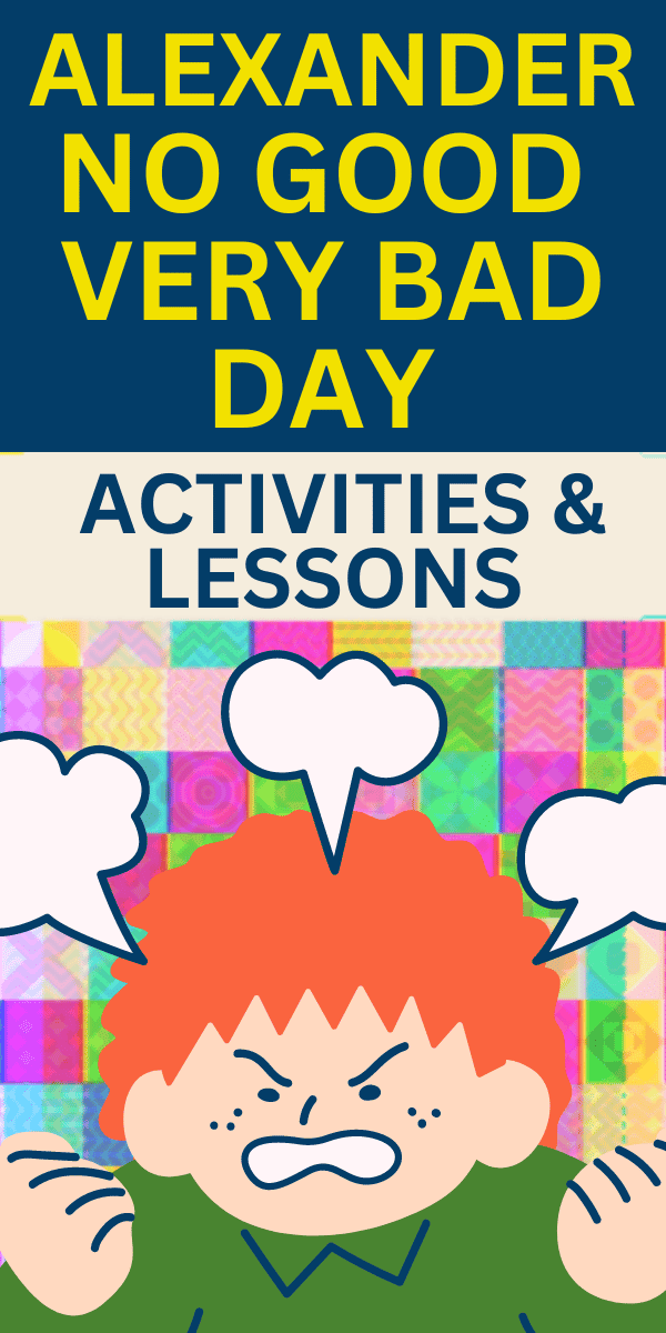 Alexander And The Terrible Horrible Day Activities Lessons