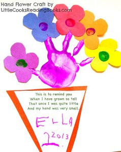 Easy Flowers Hand Craft With Poem