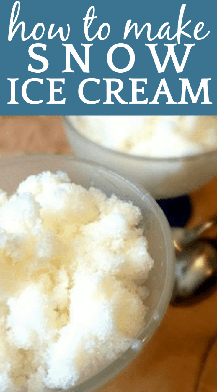 Easy Recipe For Snow Ice Cream