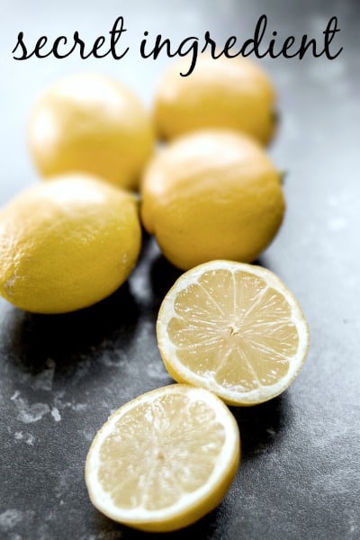 Homemade Whipped Cream Recipe Secret Ingredient lemons on a table