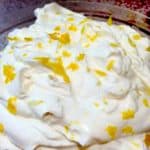 Homemade Whipped Cream with Lemon Zest