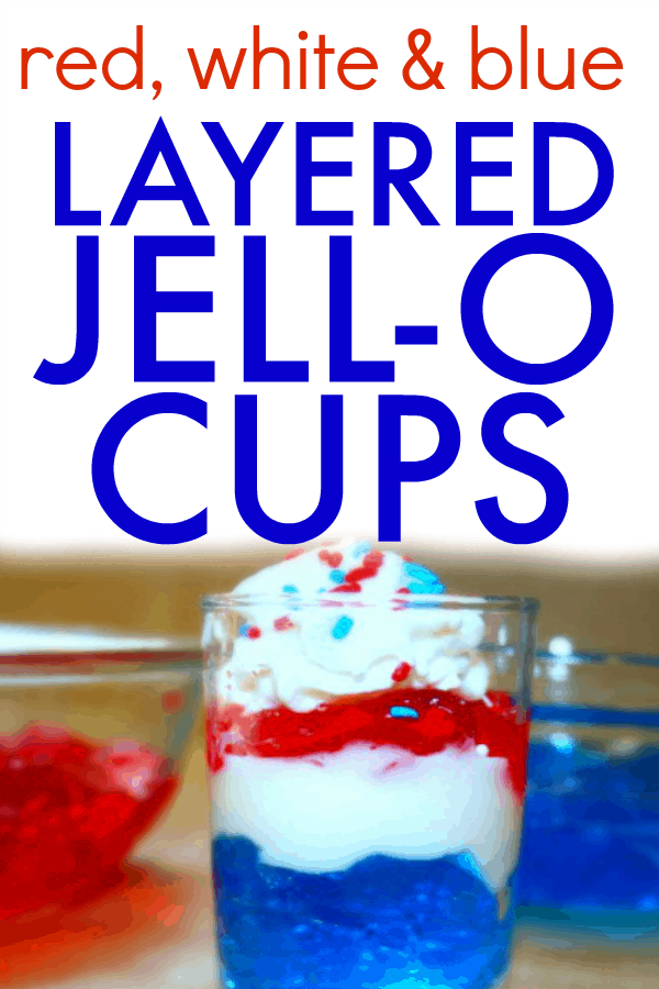 How to make layered jello cups