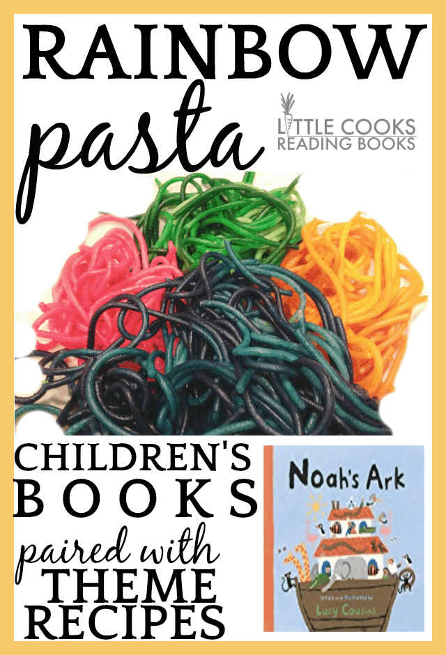 Noahs Ark Rainbow Pasta #pasta #pastarecipes #cooking #recipes #recipeideas #cookingwithkids #kidsrecipes #sensoryplay #sensoryactivities #noah #childrensbooks