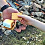 how to make smores on camp fire