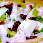Easy Apple Salad with Pear and Cranberry