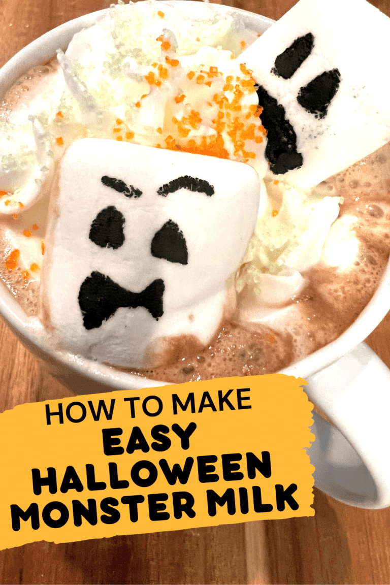 How To Make Homemade Chocolate Milk Mix (and Halloween Monster Milk