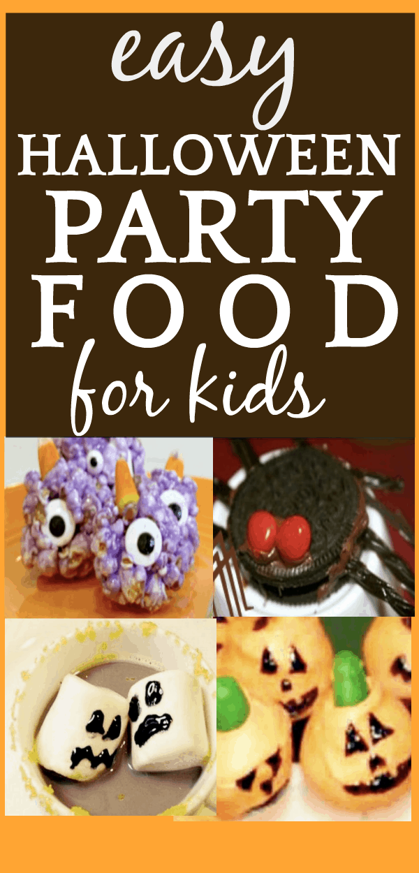 9 Easy Halloween Party Food Treats for Kids