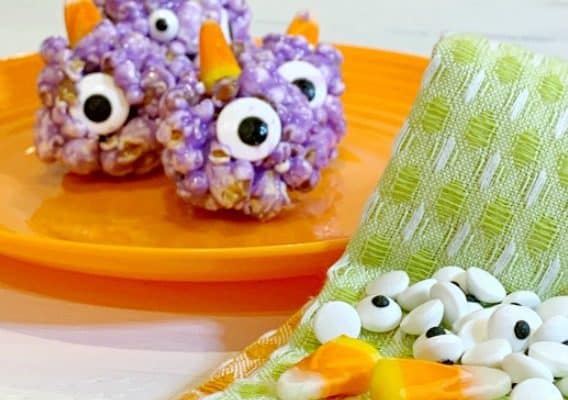 Purple People Eater Popcorn Balls Recipe