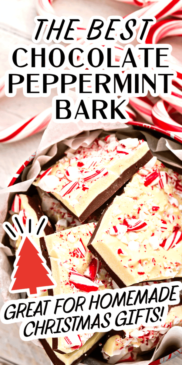 How to make chocolate with peppermint bark