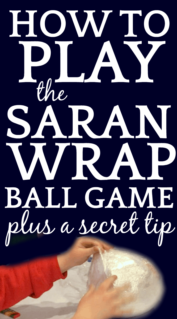 How to Play Saran Wrap Ball Game (Plus A Secret Tip for how to play saran wrap ball game the best way!) over hands playing plastic wrap game