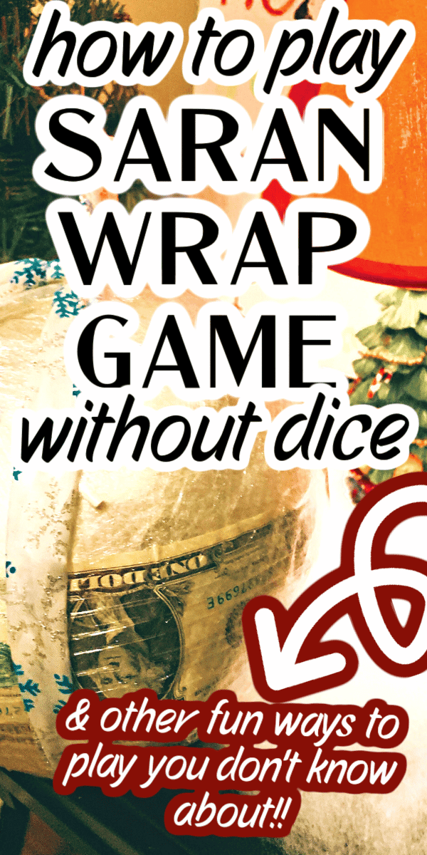 clear wrap christmas game without dice (saran wrap holiday game alternatives)