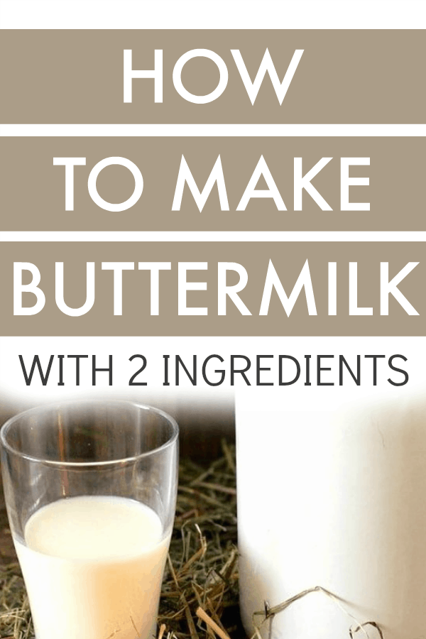 How To Make Buttermilk Using Just 2 Ingredients