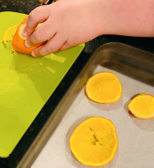 how to dry oranges