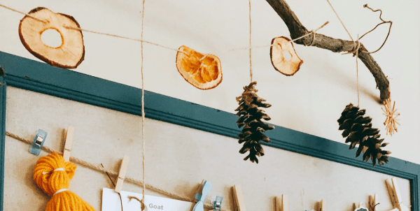 How To Make Garland With Dried Fruit