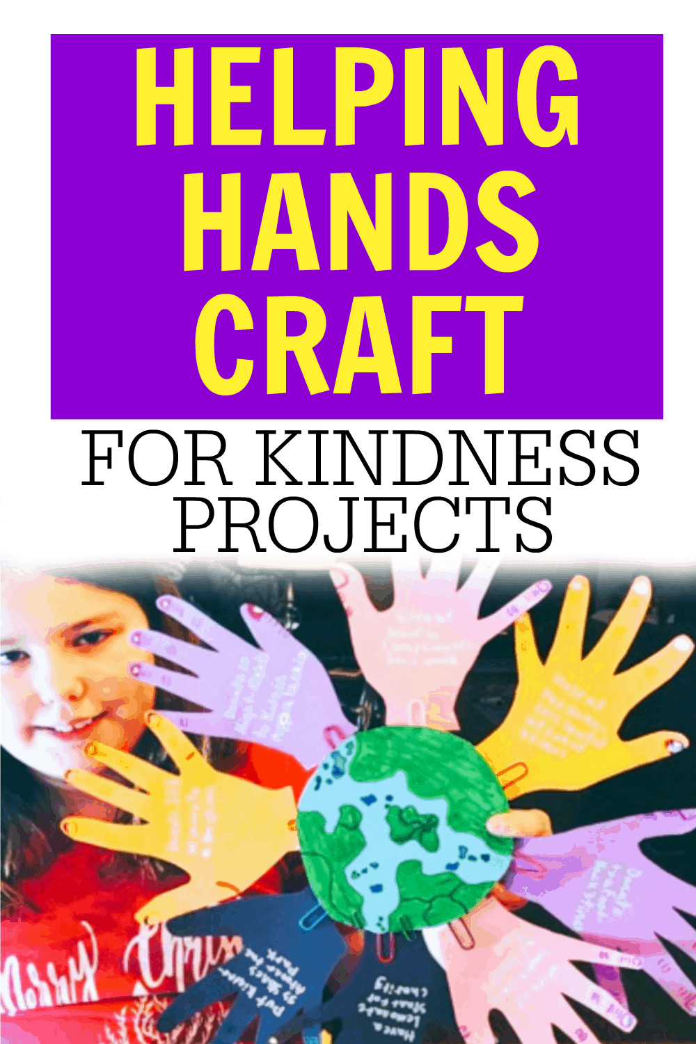 HANDS CRAFT FOR KIDS PIN