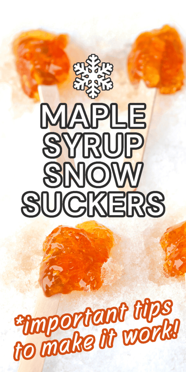 How To Make Maple Taffy On A Stick Maple Syrup On Snow Suckers