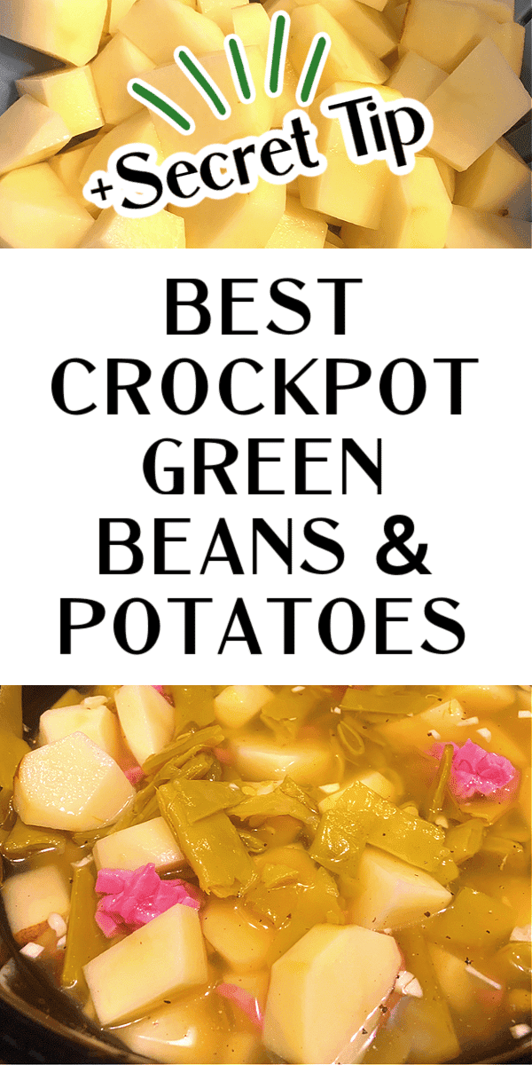 green beans ham and potatoes in crock pot (green beans and new potatoes in crock pot or white potatoes!)