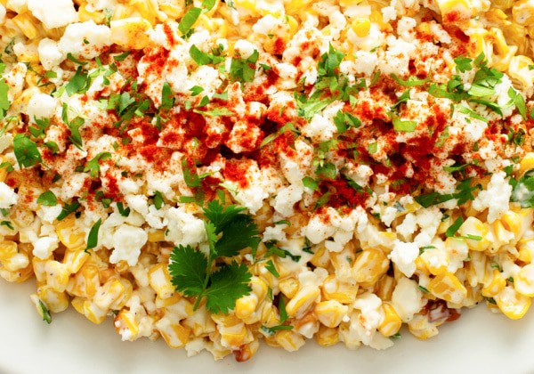 Mexican Street Corn Off the Cob (Esquites)