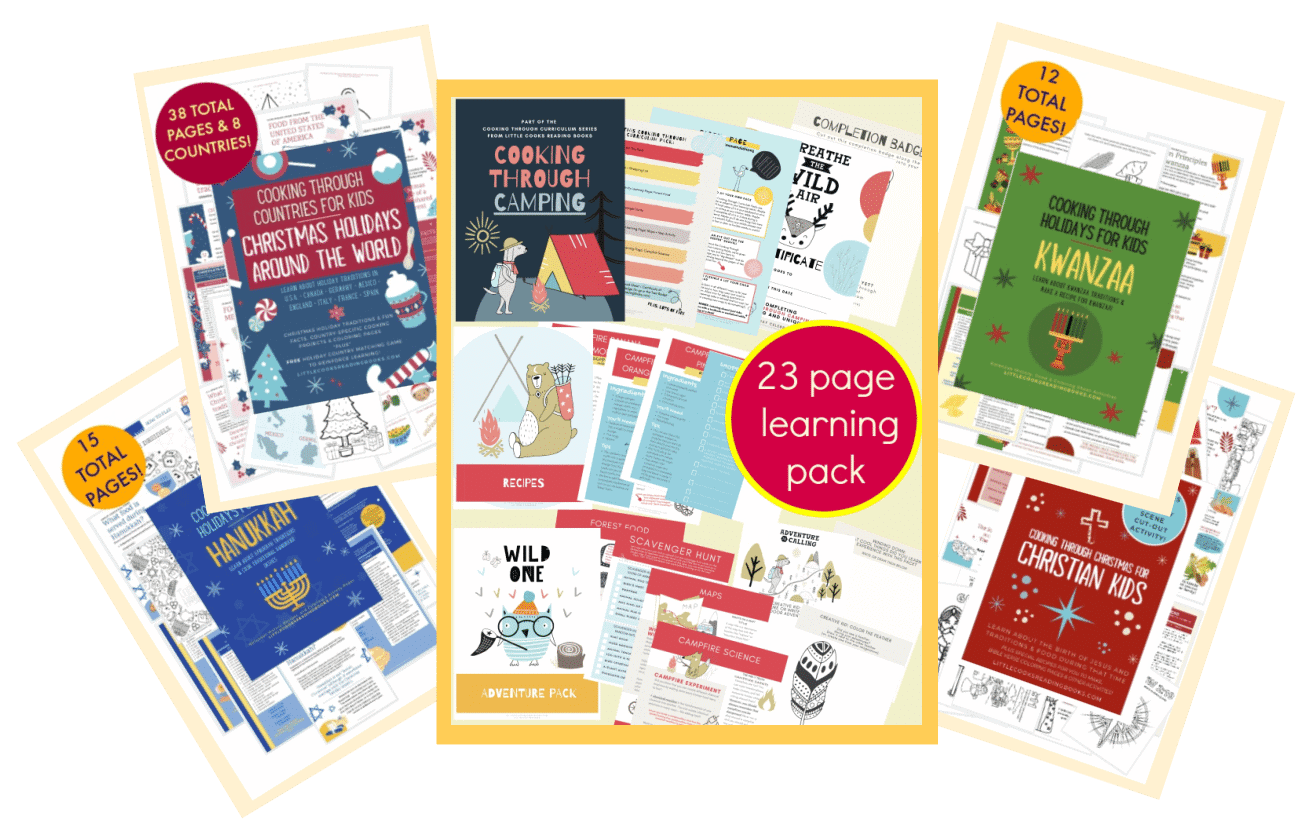 werkbladen voor Kids COOKING printable