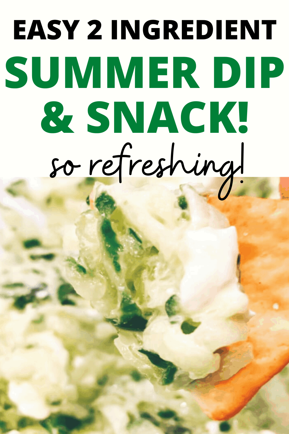 cucumber dip on cracker for summer food ideas