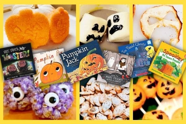 Best Preschool Halloween Books with Halloween food crafts