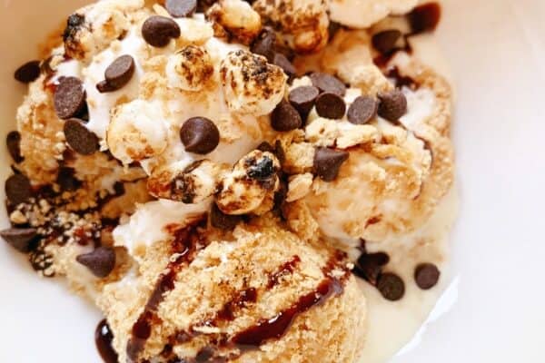 Air Fried Homemade Smore's Ice Cream