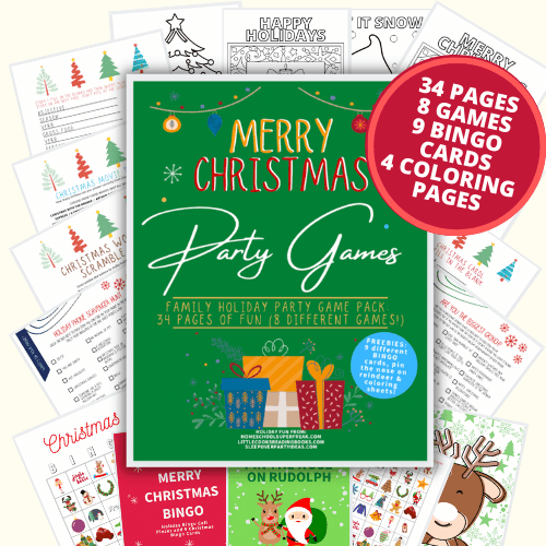 Christmas Party Games Printable Pack