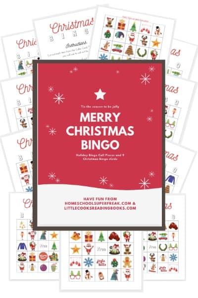 FREE BINGO CARDS PRINTABLE FOR CHRISTMAS