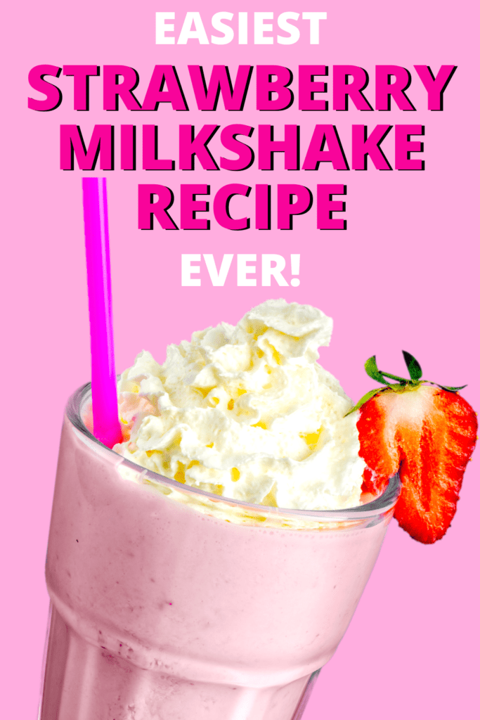 Best Milkshake Strawberry Recipe [How To Make a Fresh Strawberry Shake]