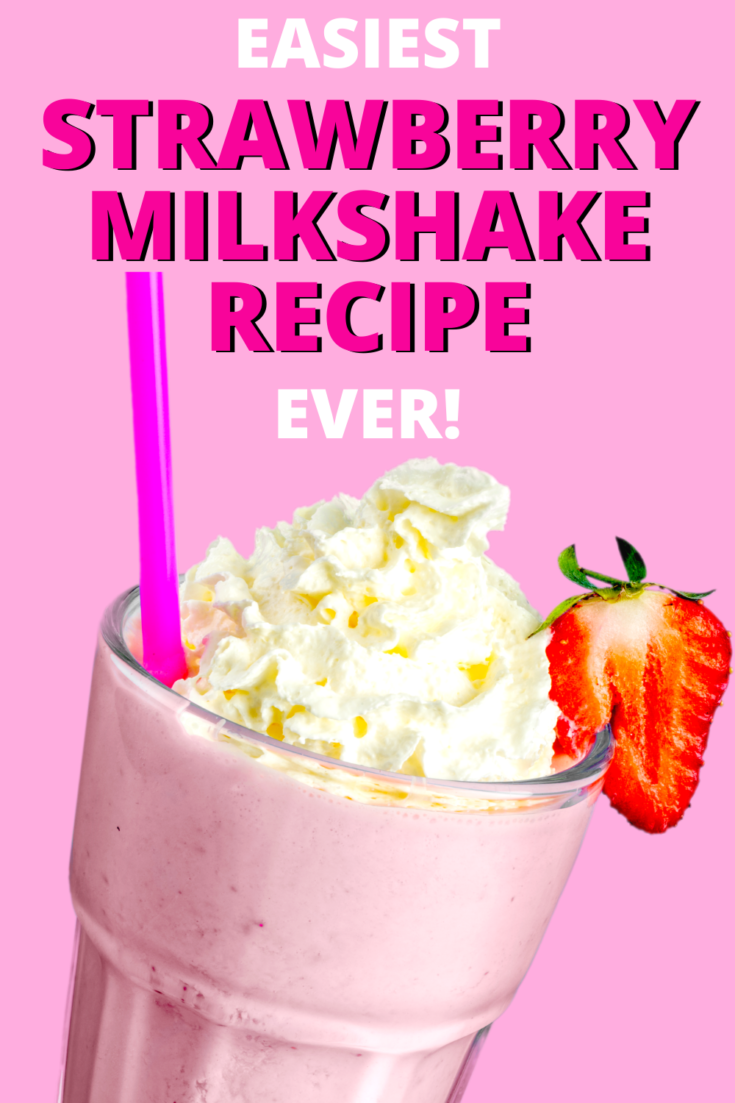 Best Milkshake Strawberry Recipe [how To Make A Fresh Strawberry Shake]