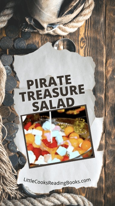 What do you serve at a pirate party PIRATE PARTY IDEAS FOOD - Pirate Party Snacks Treasure Island Fruit Salad on a pirate party background