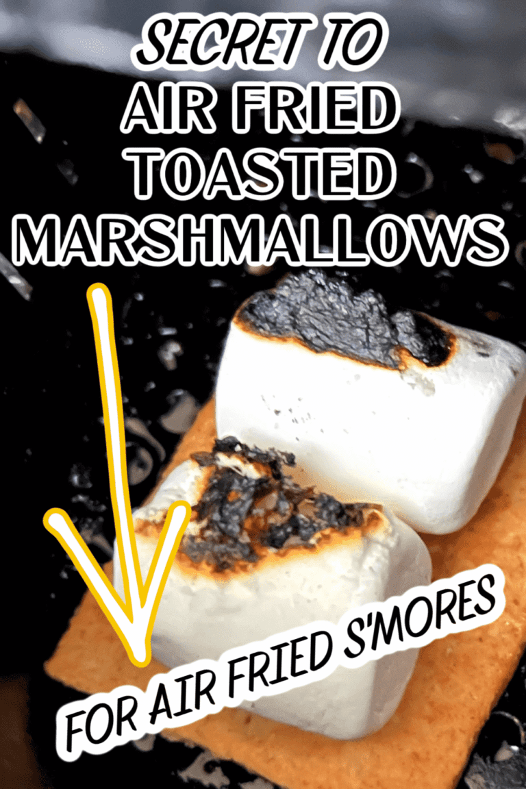 Easy Air Fried Smores (Secret Tip For Campfire Toasted S'mores