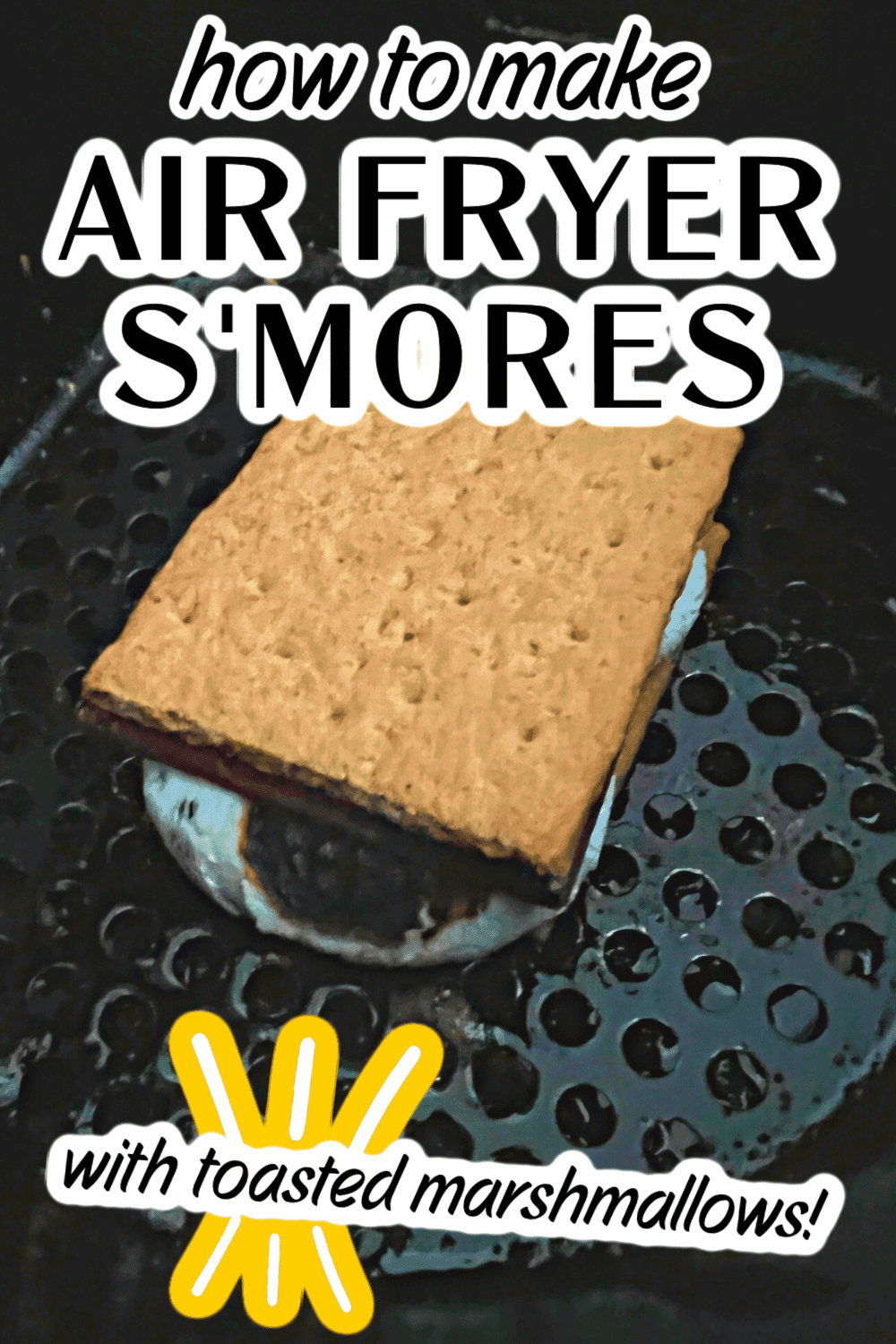 how to cook s'mores in air fryer with secret smores toasted marshmallows air fried trick