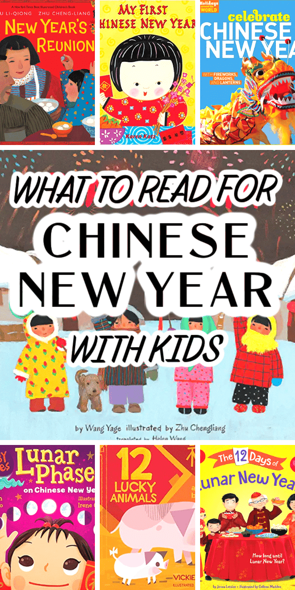 Children's Books About Chinese New Year kids books for lunar new year with text overlayed