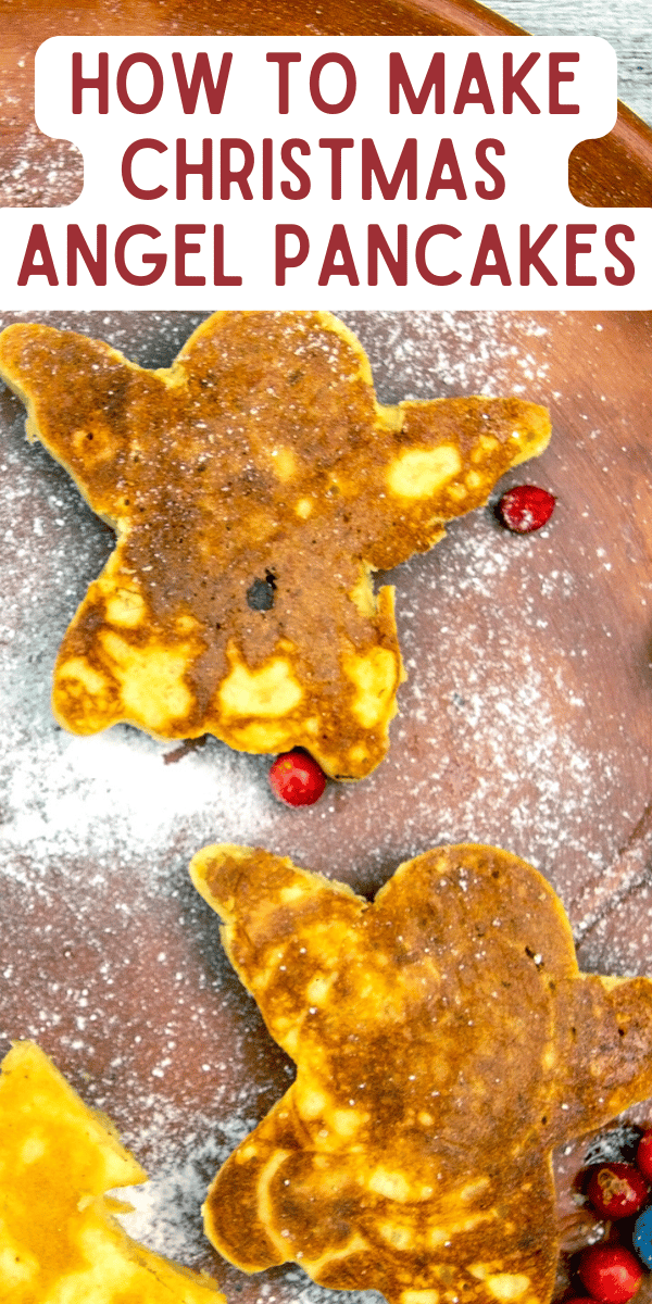 Easy Christmas breakfast ideas: Christmas Morning Breakfast Pancakes Angel Shape Pancake