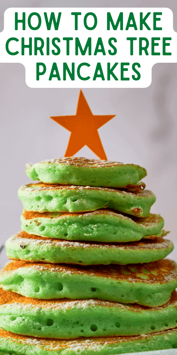 Christmas Morning Breakfast Pancakes Pancake Christmas Tree (fun breakfast ideas for Christmas)
