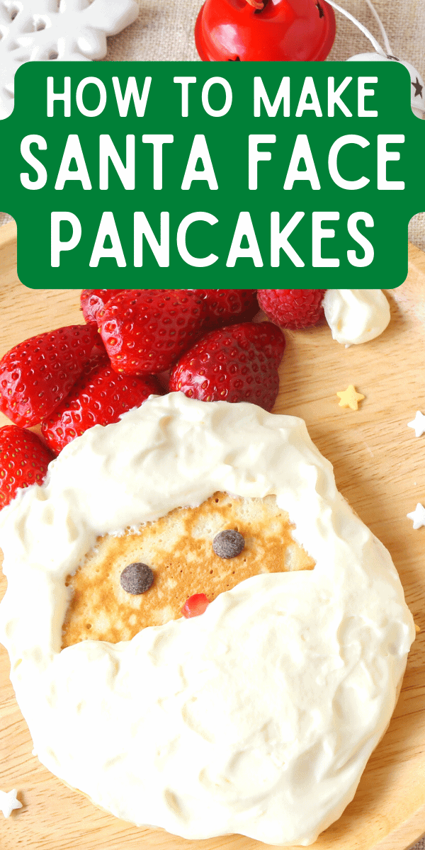 Christmas Morning Breakfast Pancakes Santa Face Pancake (breakfast ideas for Christmas)