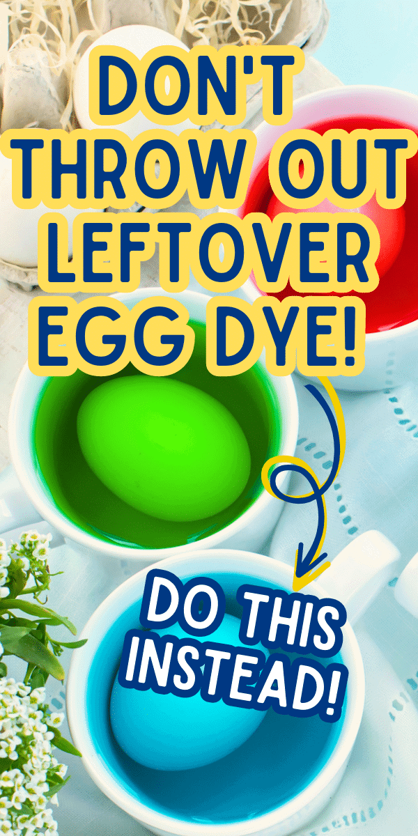 Fun Things To Do With Food Coloring Easter Egg Dye An Other Egg Dyes TEXT OVER CUPS OF LEFTOVER EASTER COLORING