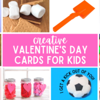 Kids Ideas for DIY Valentine Cards (how to make Valentine cards and gifts homemade) different Valentines card images with text overlay