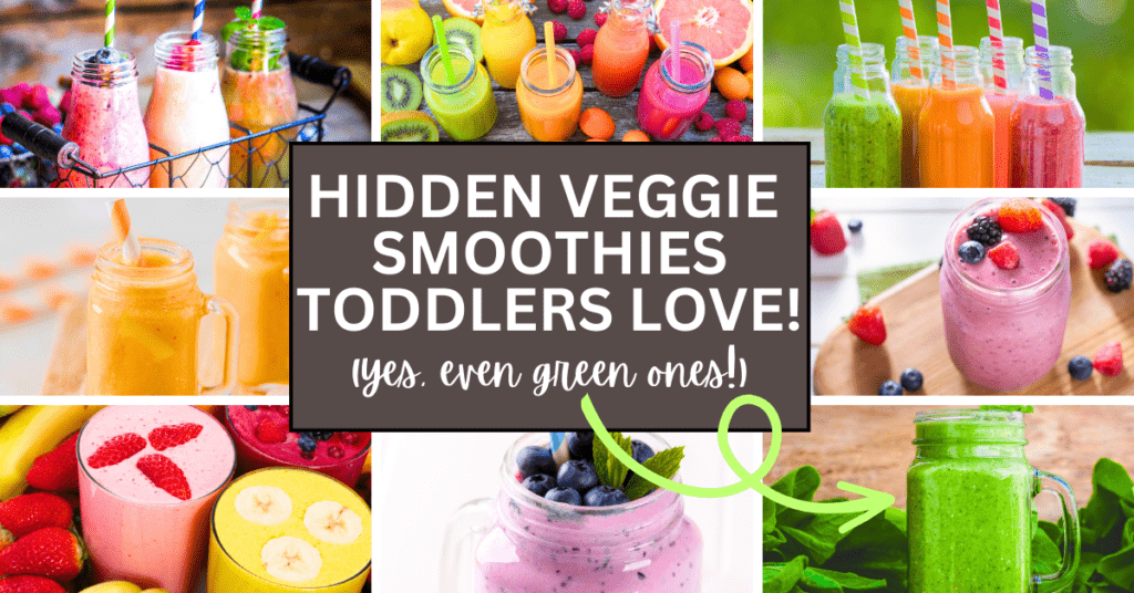 Yummy Hidden Veggie Smoothies For Toddlers That They'll Love!