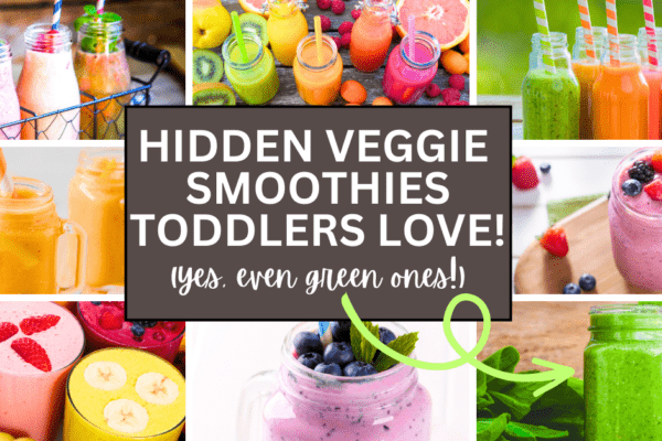Hidden veggie smoothies for toddlers