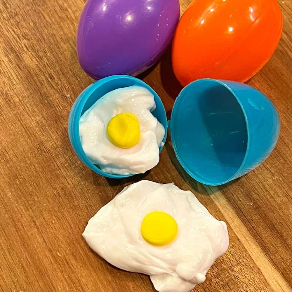 DIY Egg Shaped Slime Recipe For Slime Eggs