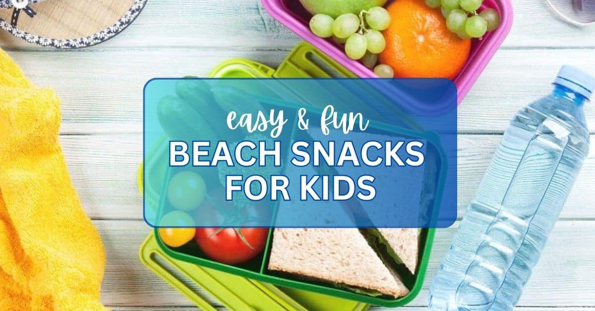 Fun Beach Snacks For Kids and Toddler Snacks For Beach