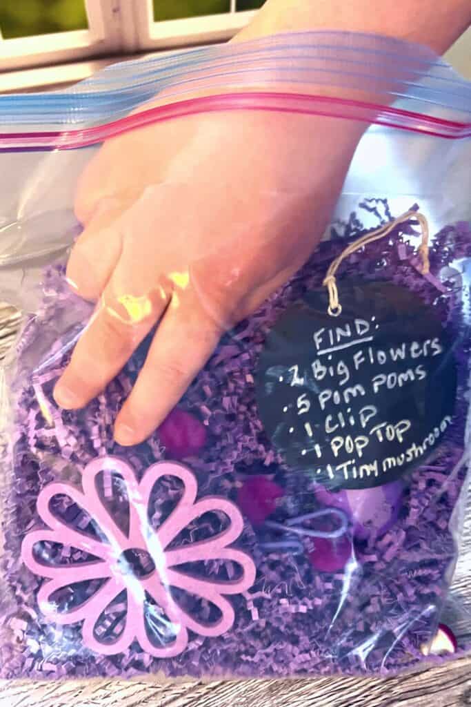 Fun Leftover Easter Grass Activity