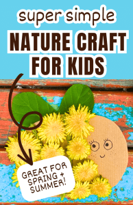 Easy Pollinator Craft For Studying Pollination for Kids