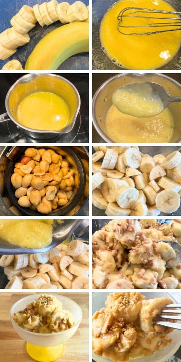Simple Banana Salad Recipe Vintage Southern Fruit Recipe step by step banana peanut salad recipe images (recipe for banana salad)