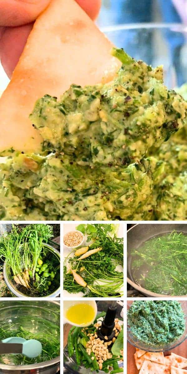 How To Make Carrot Top Pesto From Scratch Step By Step (carrot tops recipes - how to make pesto from carrot tops)