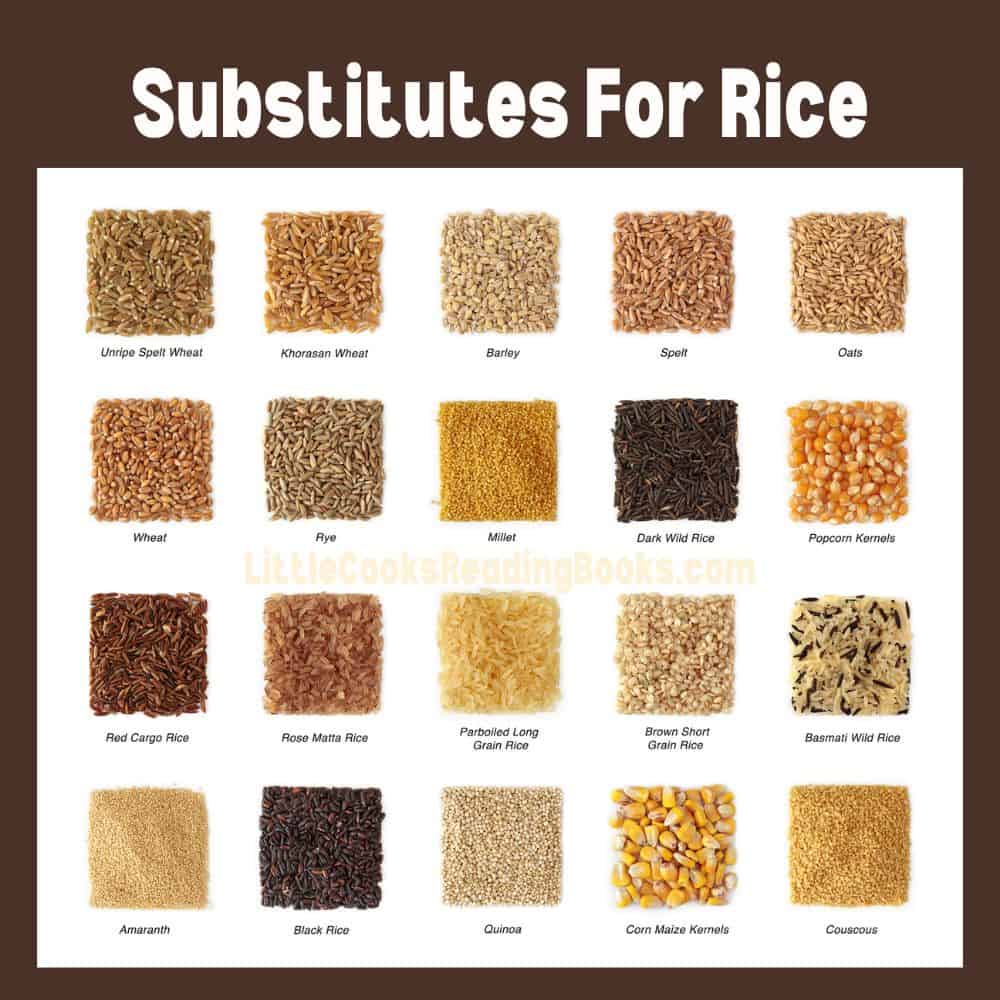 Ultimate List of Substitutes for Rice - different images of alternatives to rice